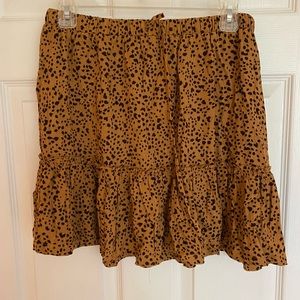 Cotton on ruffle mini skirt